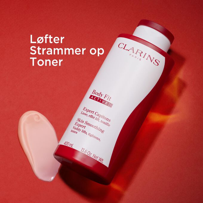 Body Fit Active 400 ml packshot med tekstur, der løfter, strammer op og toner