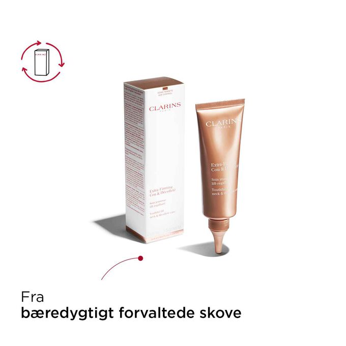 Extra-Firming Neck & Décolleté-emballage fra bæredygtigt forvaltede skove