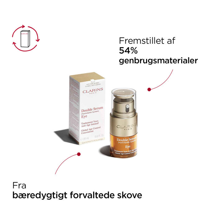 Double Serum Eye-emballage fra bæredygtigt forvaltede skove