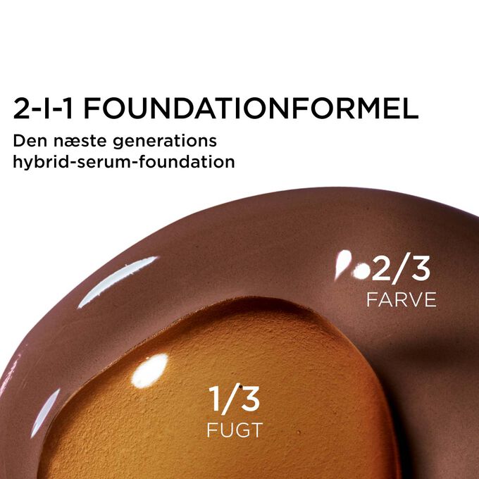 Fokus p&aring; fusionen af to teksturer &ndash; serum og foundation &ndash; i Clarins&rsquo; innovative serum-foundation-formel, der giver n&aelig;ste generations d&aelig;kkeevne.