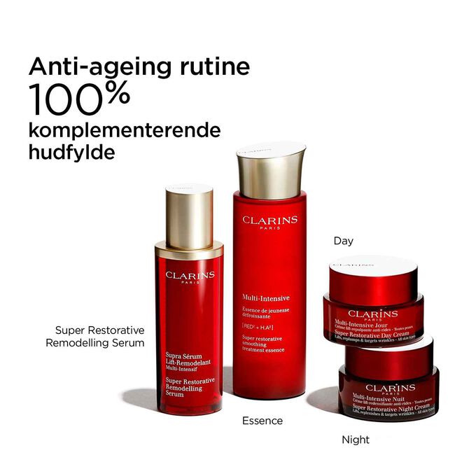 Super-Restorative anti-ageing routine with Remodelling Serum, Essence, Day and Night creams