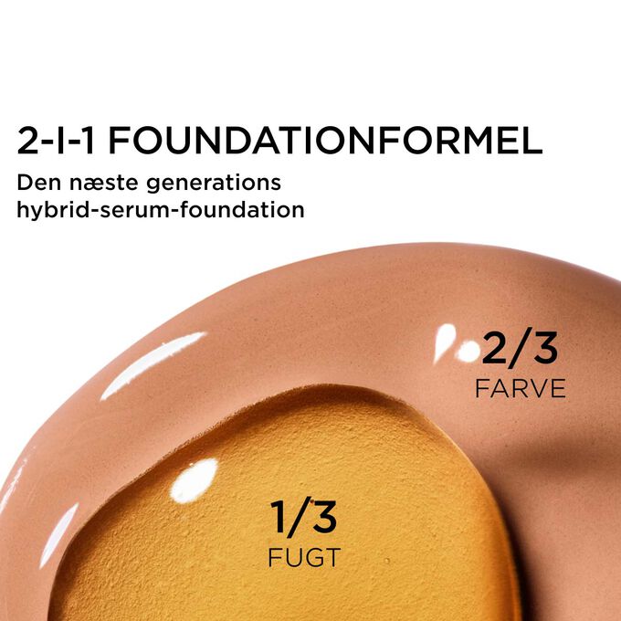 Fokus p&aring; fusionen af to teksturer &ndash; serum og foundation &ndash; i Clarins&rsquo; innovative serum-foundation-formel, der giver n&aelig;ste generations d&aelig;kkeevne.