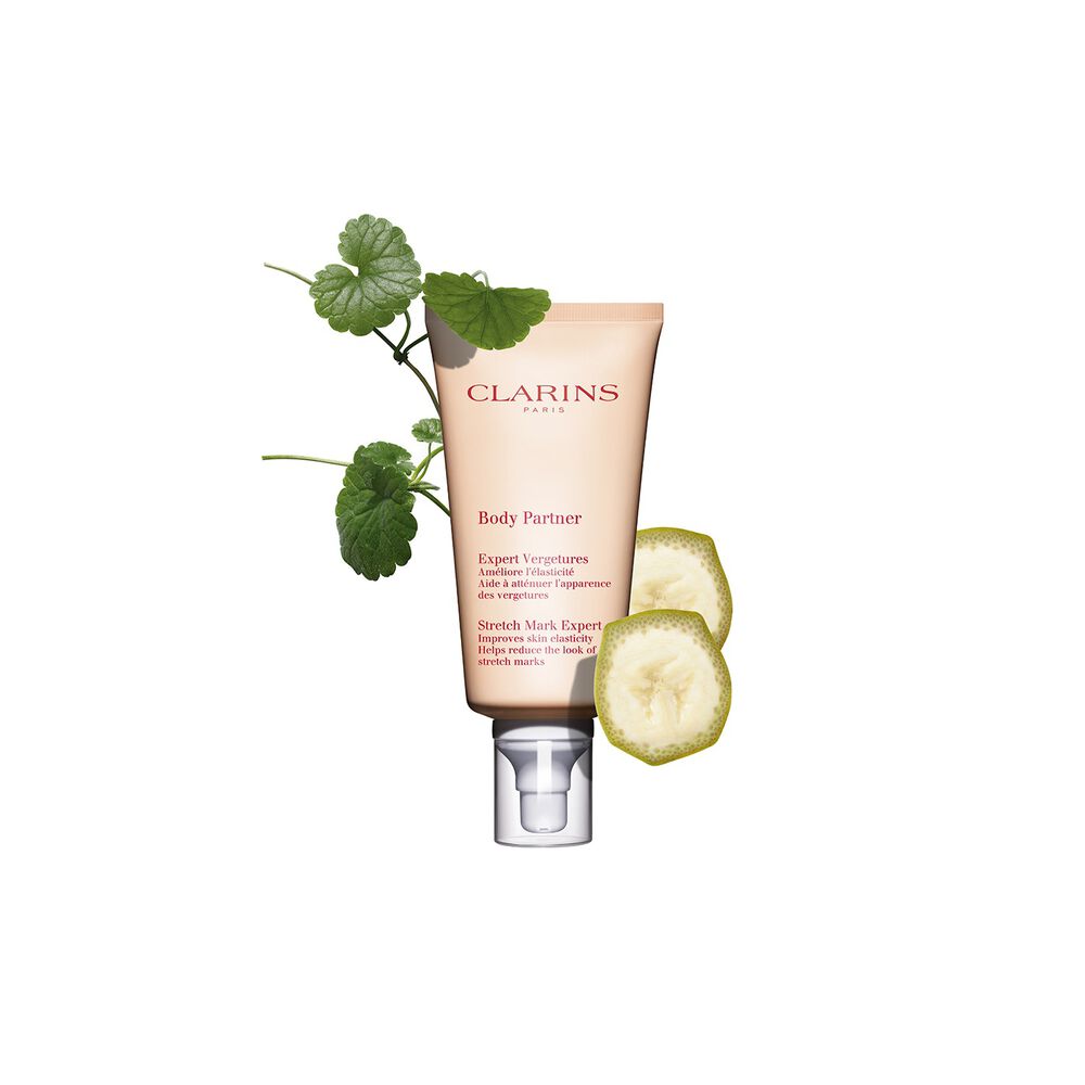 Body Partner Stretch Mark Expert packshot med ingrediens