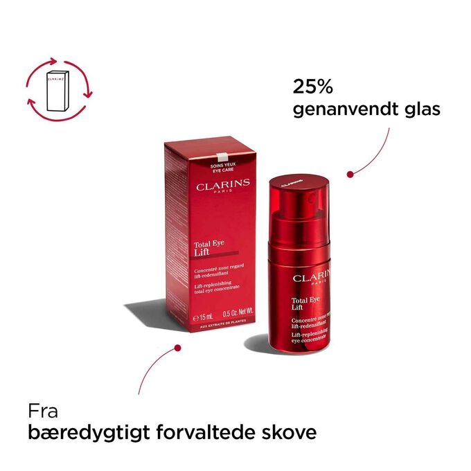 Total Eye Lift-emballage fra bæredygtigt forvaltede skove