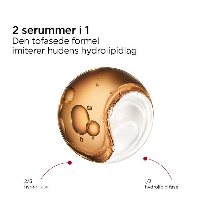 Double Serum Eye-tekstur med tofaset formel