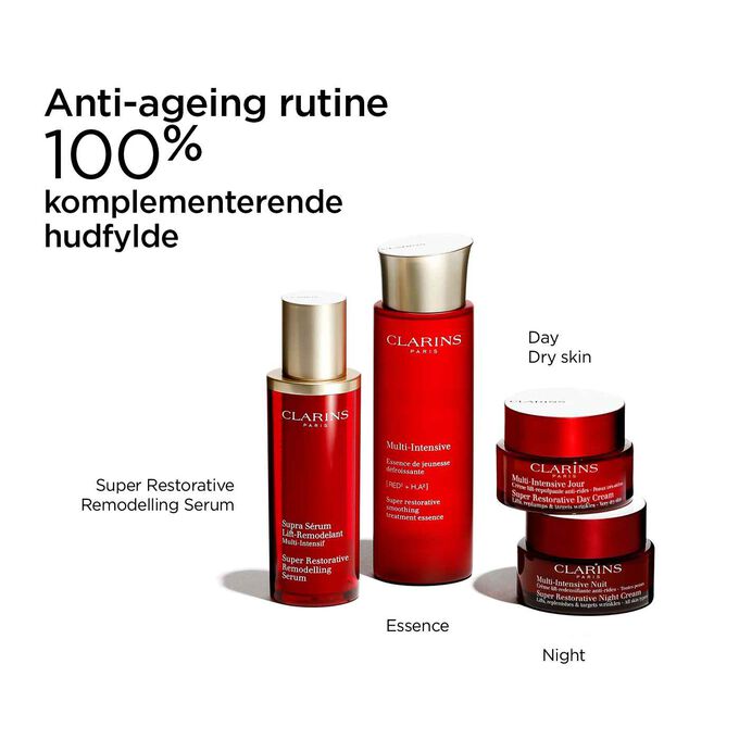 Super-Restorative anti-ageing routine with Remodelling Serum, Essence, Day and Night creams