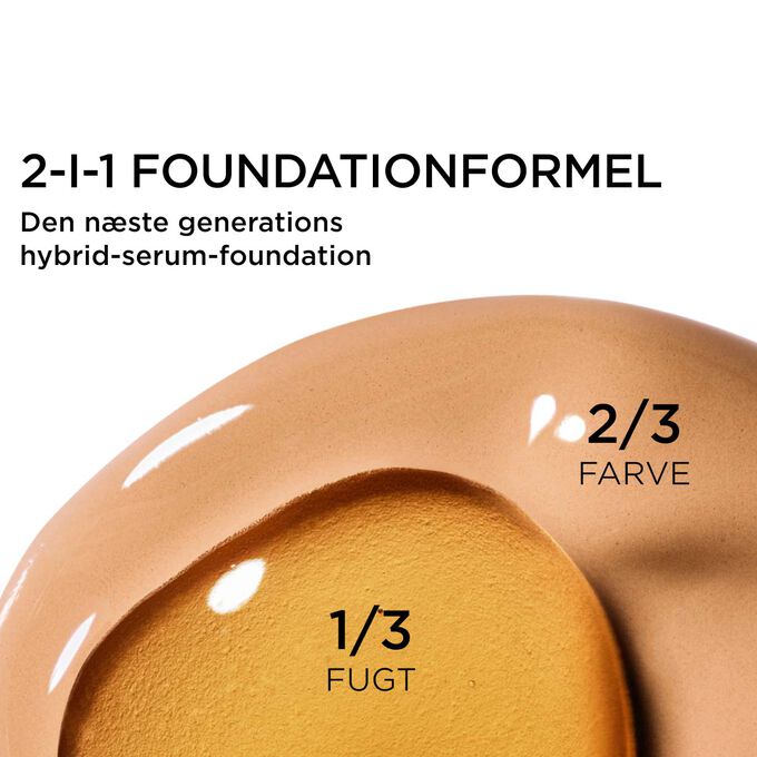 Fokus p&aring; fusionen af to teksturer &ndash; serum og foundation &ndash; i Clarins&rsquo; innovative serum-foundation-formel, der giver n&aelig;ste generations d&aelig;kkeevne.