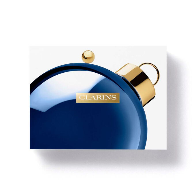 Produktbillede af Clarins jules&aelig;t med milj&oslash;venlig emballage, der fremh&aelig;ver b&aelig;redygtighed og omtanke