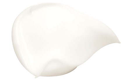 Produkt rig cremetekstur med spf